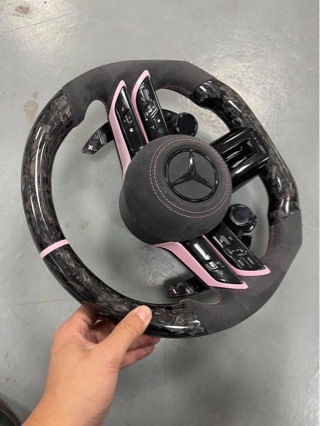 Suitable for Mercedes-Benz Dragonfly Amg Steering Wheel Abcegrsv Class Old Model Upgrade Modification New Carbon Fiber Steering Wheel