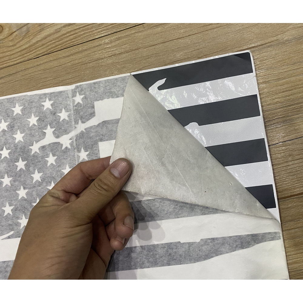 American Flag Car Window Grilles Sticker, Car Window Glass Black Car Sticker, Car Sticker_voghion.com