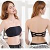 Silk universal straps, protective underware, top with cups, tube top, push up T-shirt, underwear, bra top, “Frozen”, strapless