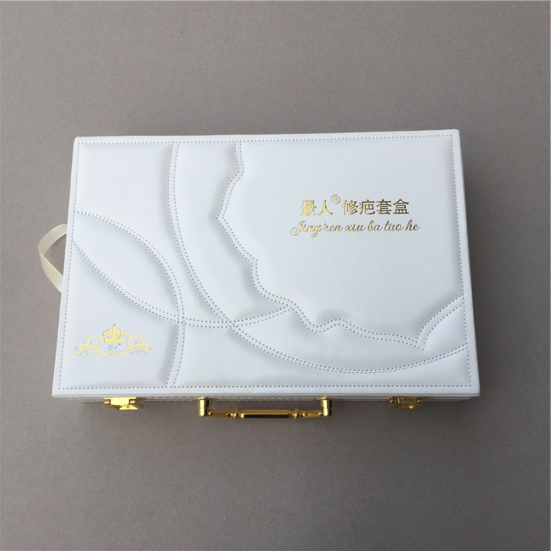 厂家生产/ 皮质礼品包装盒 皮质化妆品套盒