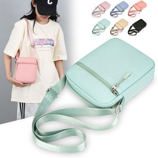 Small shoulder bag, hand loop bag, one-shoulder bag, small bag, oxford cloth