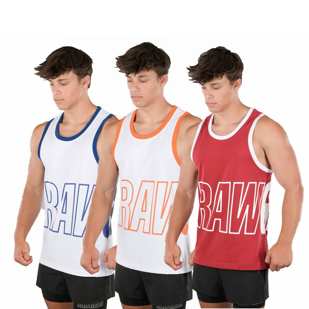 RAWGEAR Sports Training Summer New Vest Fashion Fashion Youth Basketball Running Sleeveless Sweat Wicking Muscle