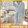 印花热卖跨境保暖睡袍