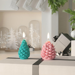 花柬手工DIY聖誕樹模具香薰蠟燭硅膠模具聖誕節裝飾擺件滴膠模具