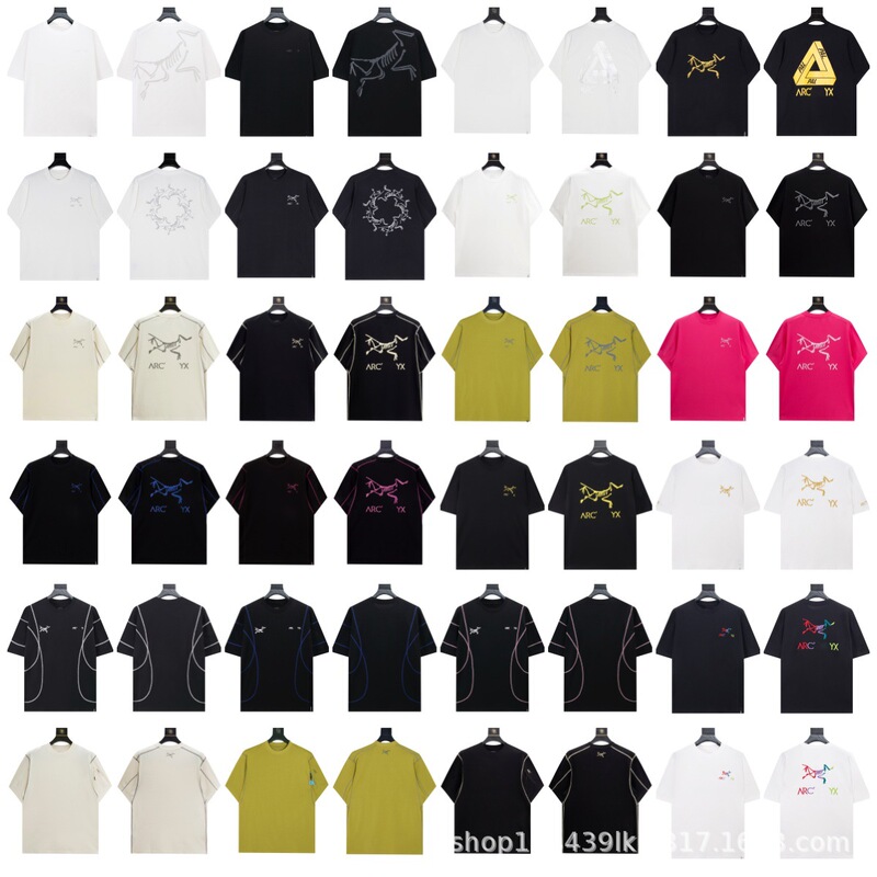 Cross-Border 26Ss High-End Version Arc'Teryx Short-Sleeve T-Shirt, Summer Hot-Selling Couple's Round-Neck Short-Sleeve T-Shirt, Unisex