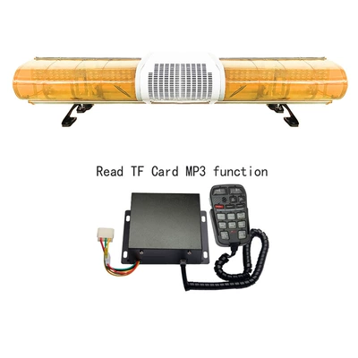 High-power LED roof warning strobe light 1.2m 1003H strobe light + speaker + MP3 siren 9200W