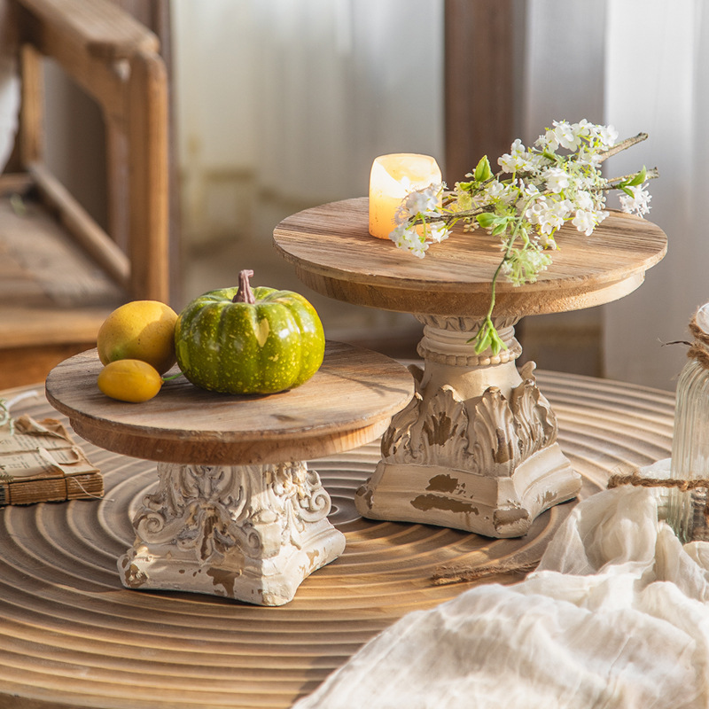 Pallet de frutas retrógradas esculpidas props de fotografía de boda decoración de puerta de entrada de alojamiento residencial para el almacenamiento de decoraciones de madera sólida viejas