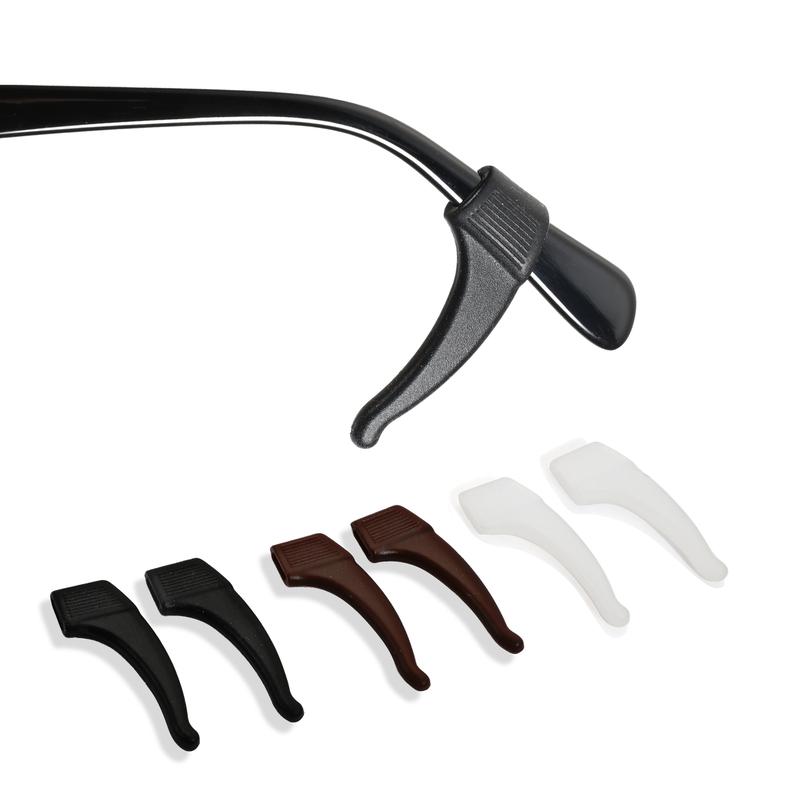 Glasses Accessories Silicone Anti-Slip Covers for Glasses, Anti-Slip Ear Hooks, Ear Clips, Ear Supports, Anti-Slip and Anti-Falling for Sports
