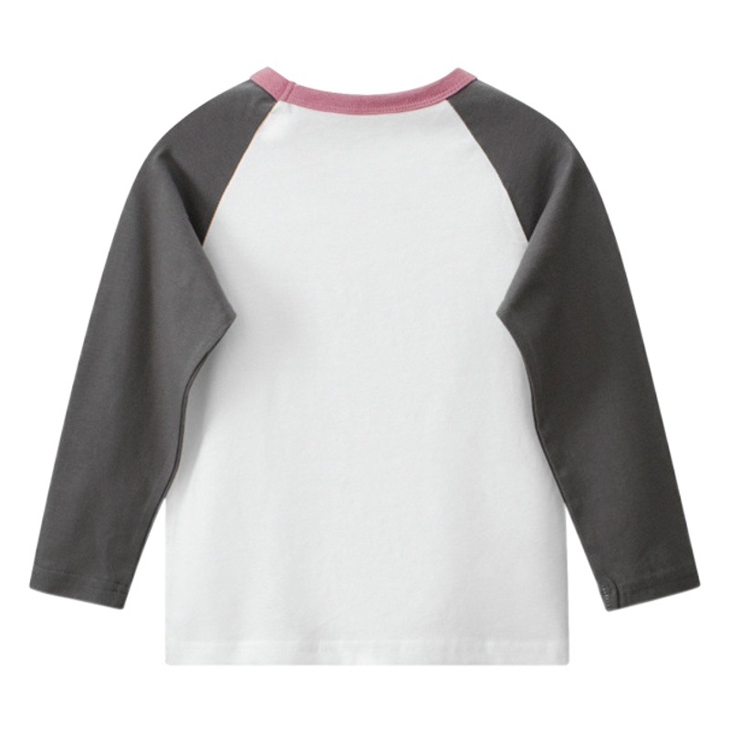 27 hogar estilo coreano ropa para niños Camiseta de manga larga para niñas transfronterizas 2023 otoño nueva camisa de fondo ropa de bebé al por mayor