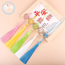 中国风汉服挂穗复古吊坠古风花好月圆荷包折扇手工腰佩新年装饰品