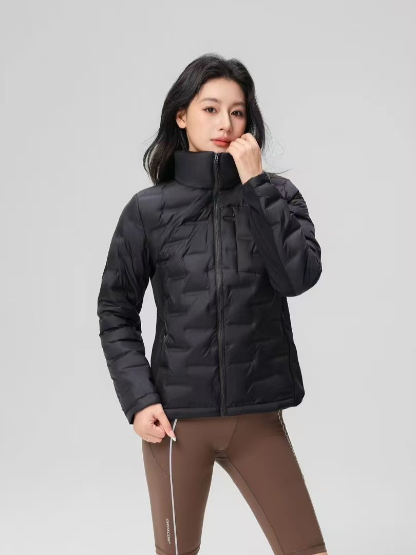 Demi-season velvet light and thin fashionable keep warm down jacket