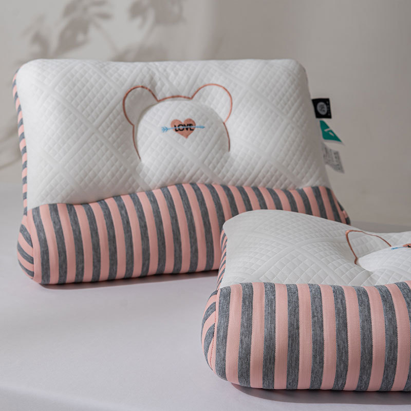 反牽引枕頚椎保護睡眠枕芯成人専用枕側睡眠スロースプリングパーテーション頚部|undefined