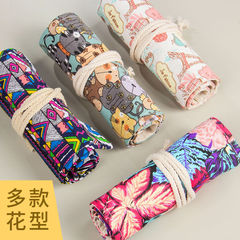 Pen Case, Canvas Art Brush Bag, Colored Pencil Sketch Painting Storage, Student Colored Pencil Bag