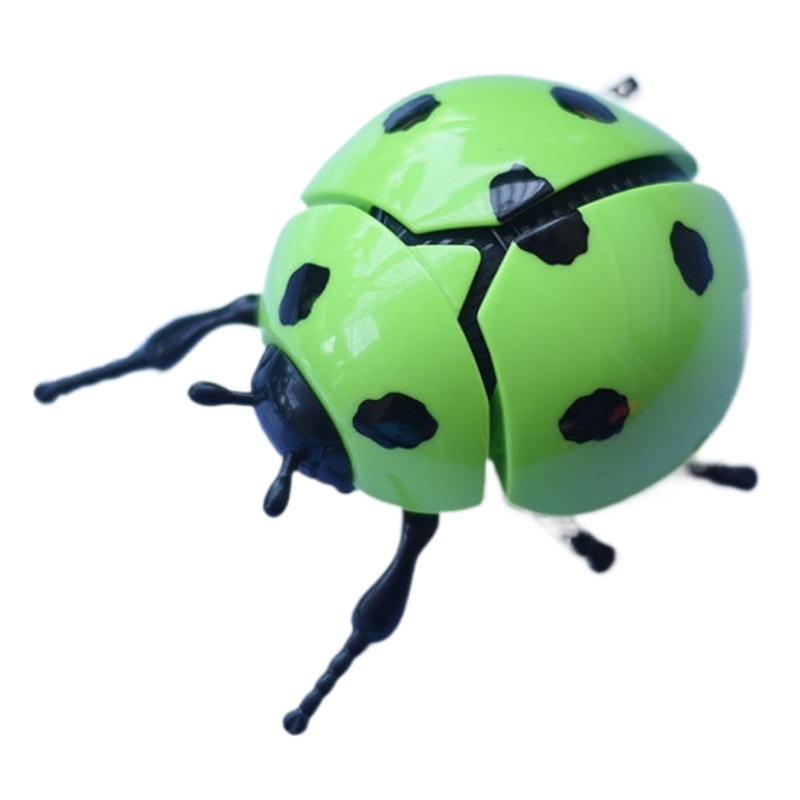 Cross-border creative winding simulation Beetle toy children's spring beetle ladybug decoration crawling toy wholesale