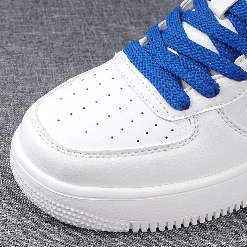 Breathable low white shoes, universal footwear for beloved, sneakers for leisure, soft sole