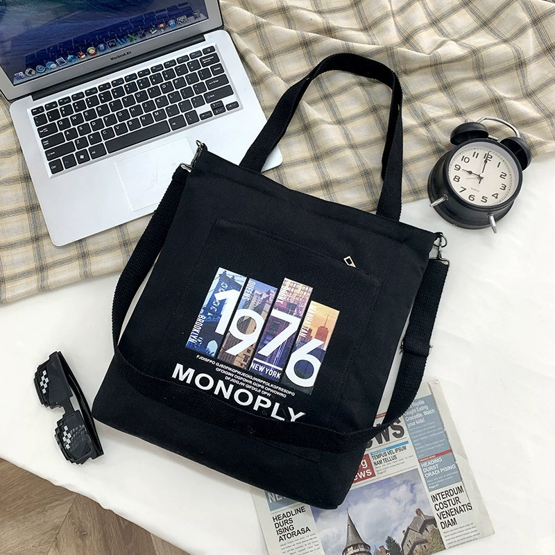 Shopping bag, cartoon capacious one-shoulder bag