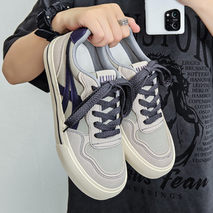 VASIBAEN Autumn German Training 2024 New Korean Style Trendy Canvas Shoes Men's All-match Trendy Board Shoes for Men