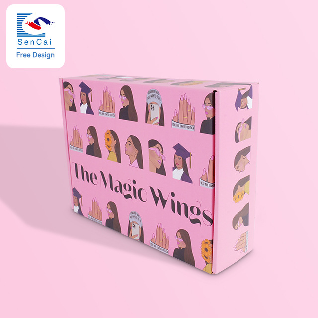 工厂定 制包装盒各种设计LOGO厚瓦楞纸邮件箱豪华珠宝邮件箱发货