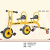 5165 double-seat double-ride tricycle rubber wheel (color can be noted, default picture color)