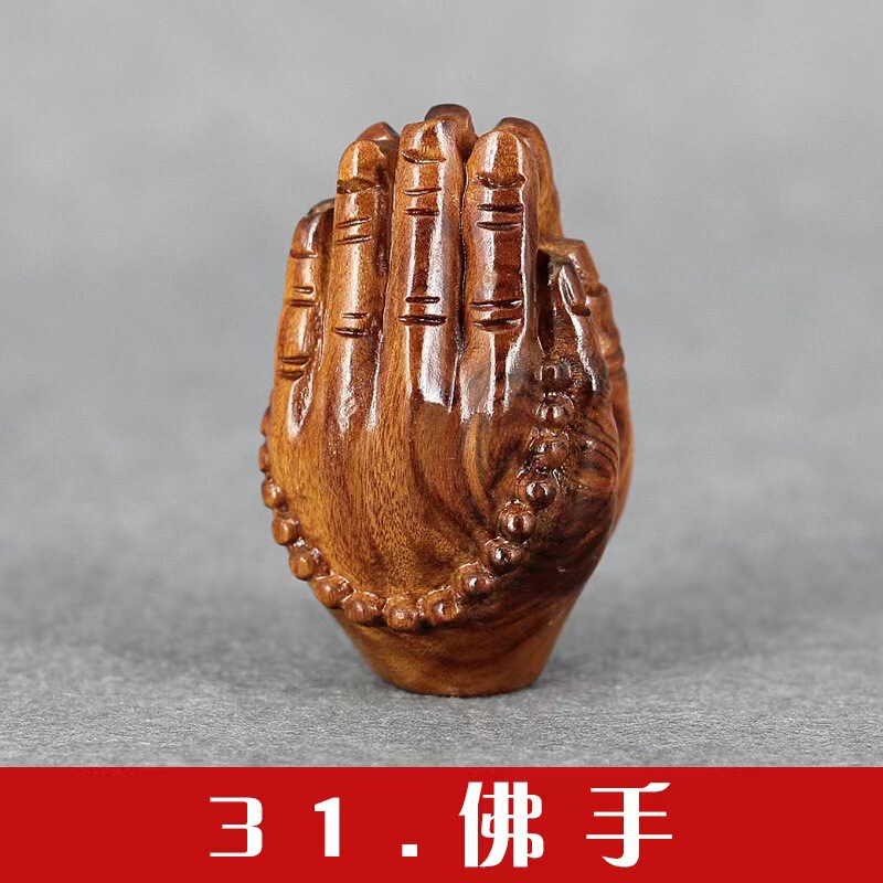 ミャンマーの花梨の白酸の枝の赤い貴重な宝の手の件の12生肖は件の木の彫刻の観光地区を飾って熱売します。|undefined