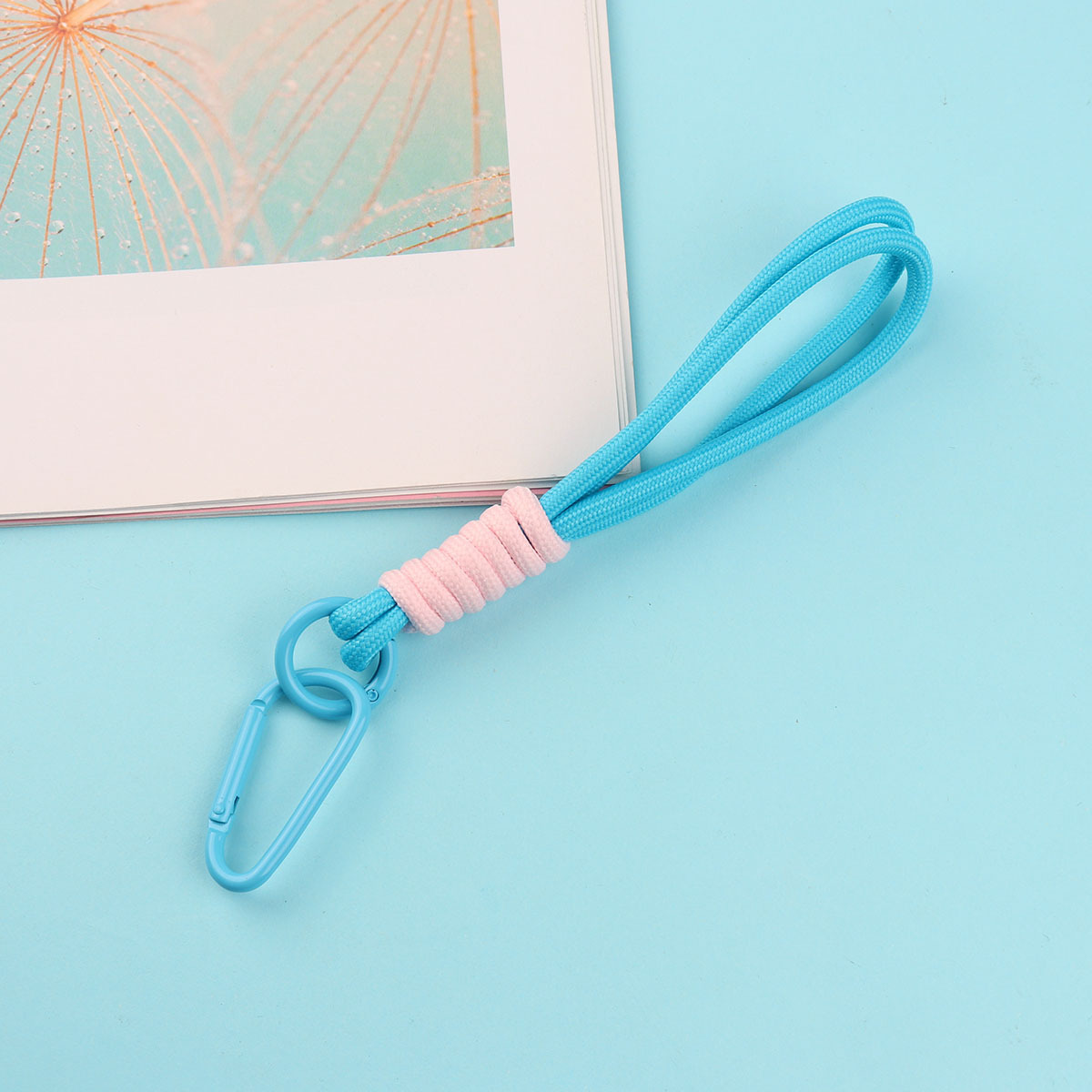 블루 + 핑크 카라비너