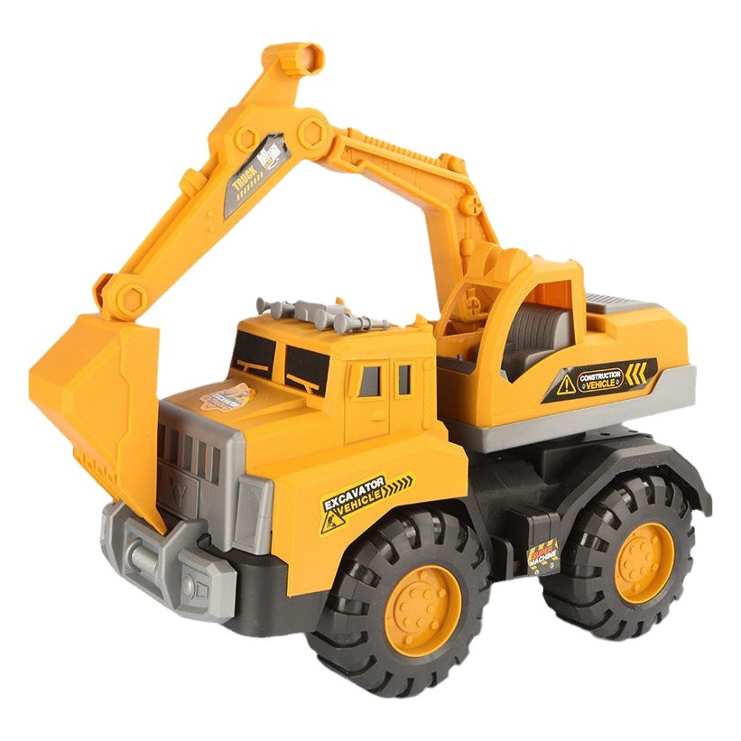 Niños y muchachos gran simulación playa inercia ingeniería camión volquete mezclador excavadora puesto de juguete al por mayor