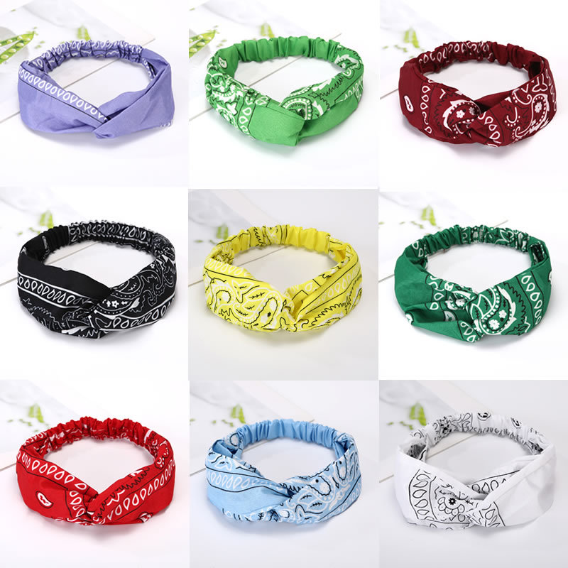 Fascia per capelli alla moda con nodo elastico, fascia sportiva/yoga, accessorio unisex per capelli da uomo e da donna_voghion.com