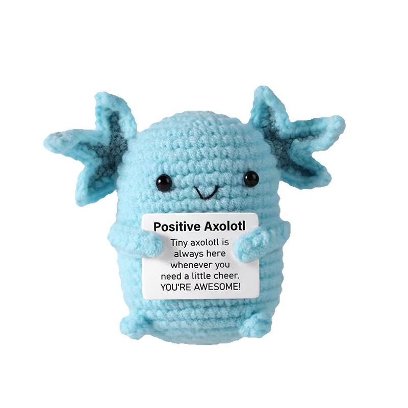 뚱뚱한 도롱뇽 본체 아쿠아 블루 코튼 P 카드 3*4