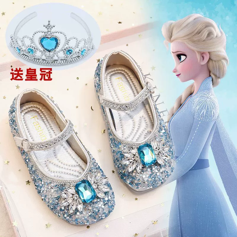 Девушки Принцесса Айша обувь 2023 весна и осень новая детская кожаная обувь
