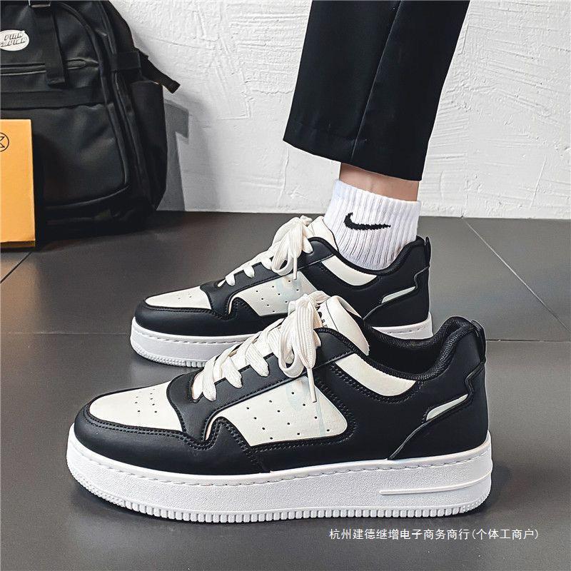 Spring Men's Shoes New Breathable White Shoes Men's Students..