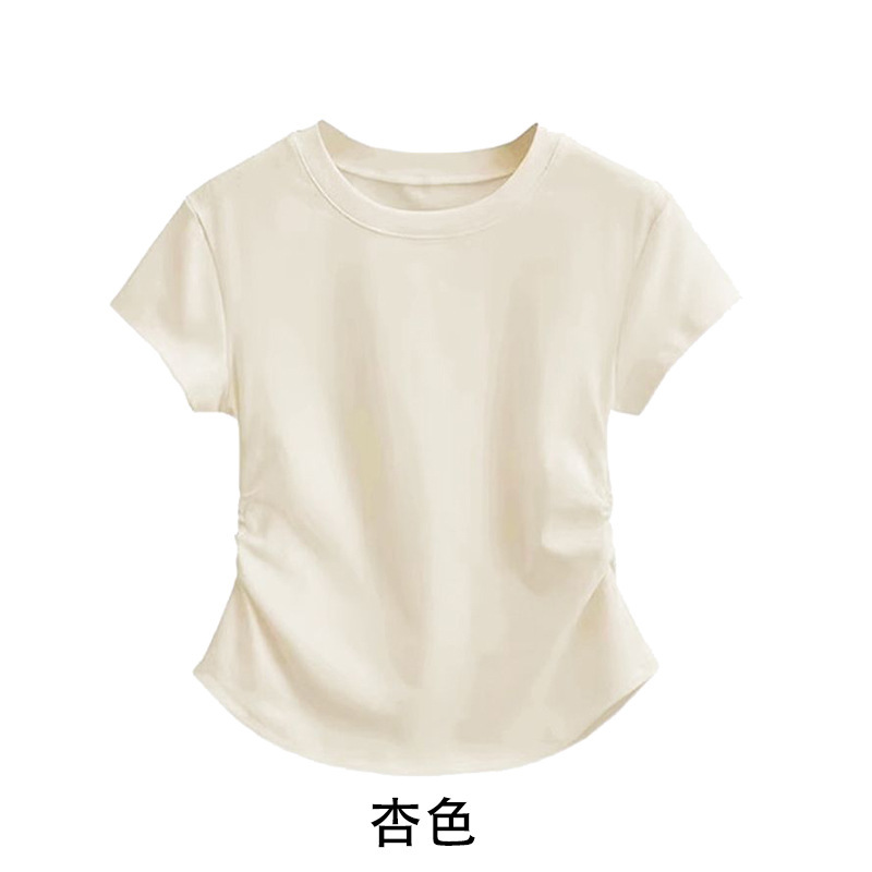 살구 라운드넥 T40