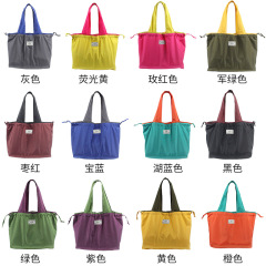 携帯折り畳みレジ袋は、ロープナイロン携帯旅行エコバッグスーパーで野菜バッグを買うことができます