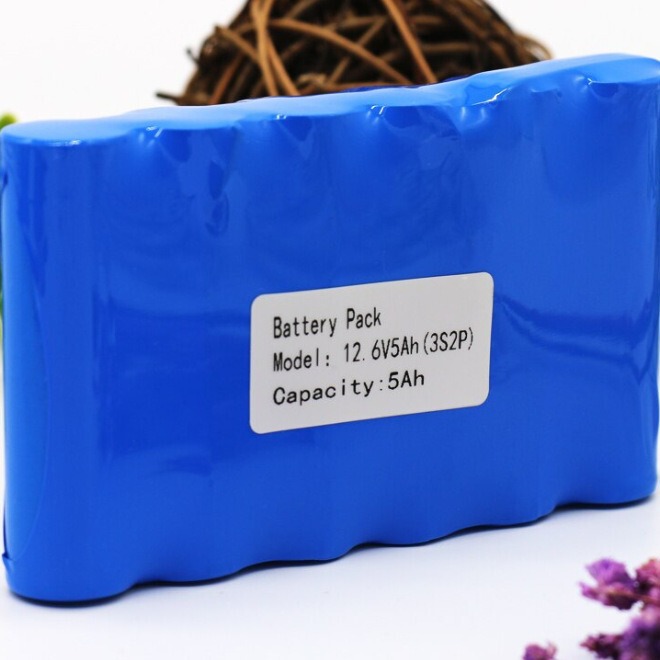 18650 lithium battery 3S2P 12V 5000mah rechargeable battery lithium battery pack with BMS charger