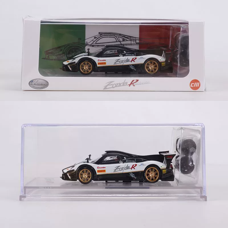 CM MODEL 1:64 Pagani Zonda Track Edition, имитационная металлическая модель автомобиля