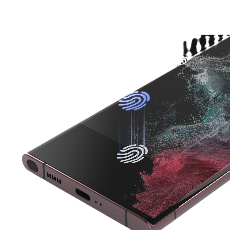 Adecuado para Samsung S24ultra templado película Plana Alta S24/Plus claro ultrasónico huella digital desbloquear película protectora