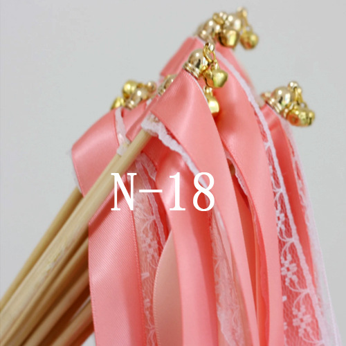 Transfronterizo de estilo europeo campana de boda cinta colorida encaje Hada palo guirnalda decoración césped FIESTA DE CALENTAMIENTO Decoración