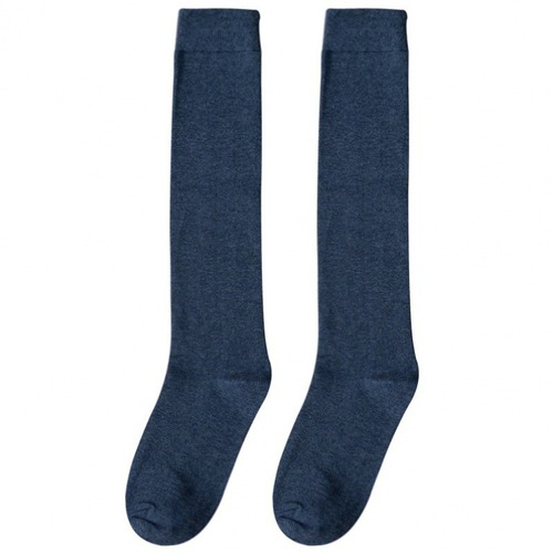 Long socks women's mid-calf socks autumn and winter solid color mid-length white black high-top student style knee-high socks jk calf socks