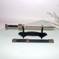 45cm 秦王剣合金製古代武器 秦始皇剣 越王剣 如意剣 金属製名剣模型飾り