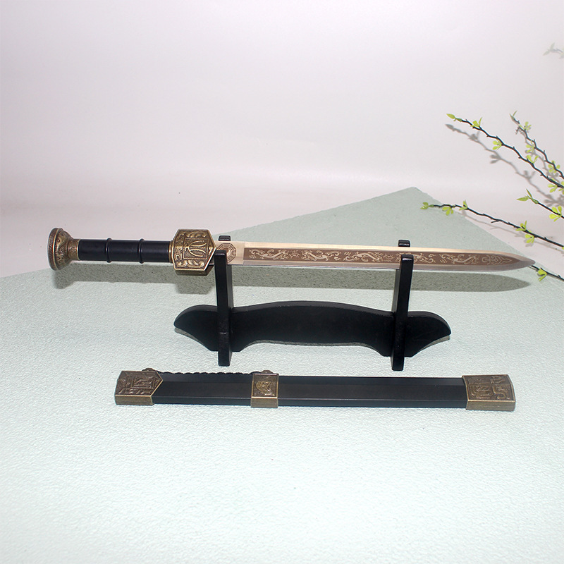 45cm 秦王剣合金製古代武器 秦始皇剣 越王剣 如意剣 金属製名剣模型飾り|undefined