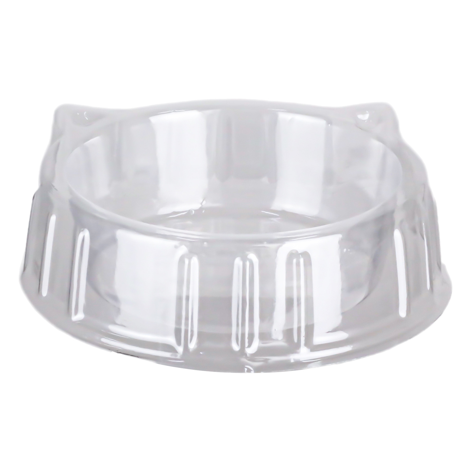 Cuenco desechable para gatos al aire libre a prueba de mosquitos cuenco para mascotas plástico ligero reciclable para gatos y perros callejeros alimentación cuenco redondo al por mayor