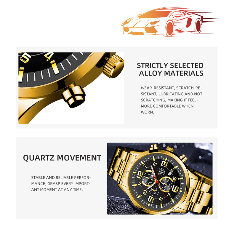 DEYROS Gold Watch