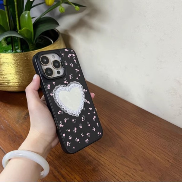碎花珍珠适用Phone16ProMax苹果15Pro网红可爱13防摔phone14pro|undefined