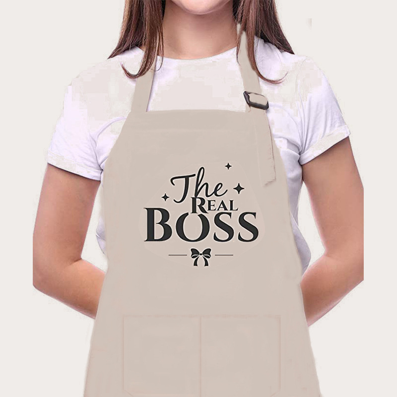 Transfronterizo Amazon publicidad Halter delantal logotipo personalizado barbacoa restaurante guardapolvos hogar cocina delantal al por mayor