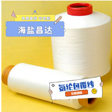 廠家直售 抗病毒纖維抗菌氨綸包覆紗包芯紗 白色 規格3075