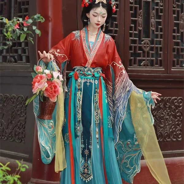 Подлинный оригинальный Hanfu женский 2025 новый бессмертный костюм Северной и Южной династий