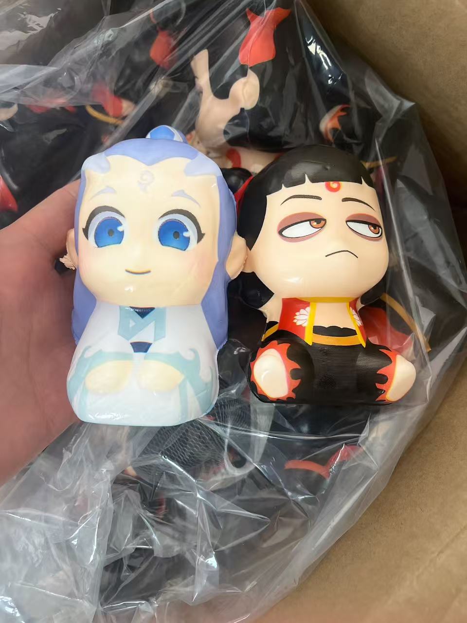 앉은 자세 다네자 + 아오빙 [12cm]