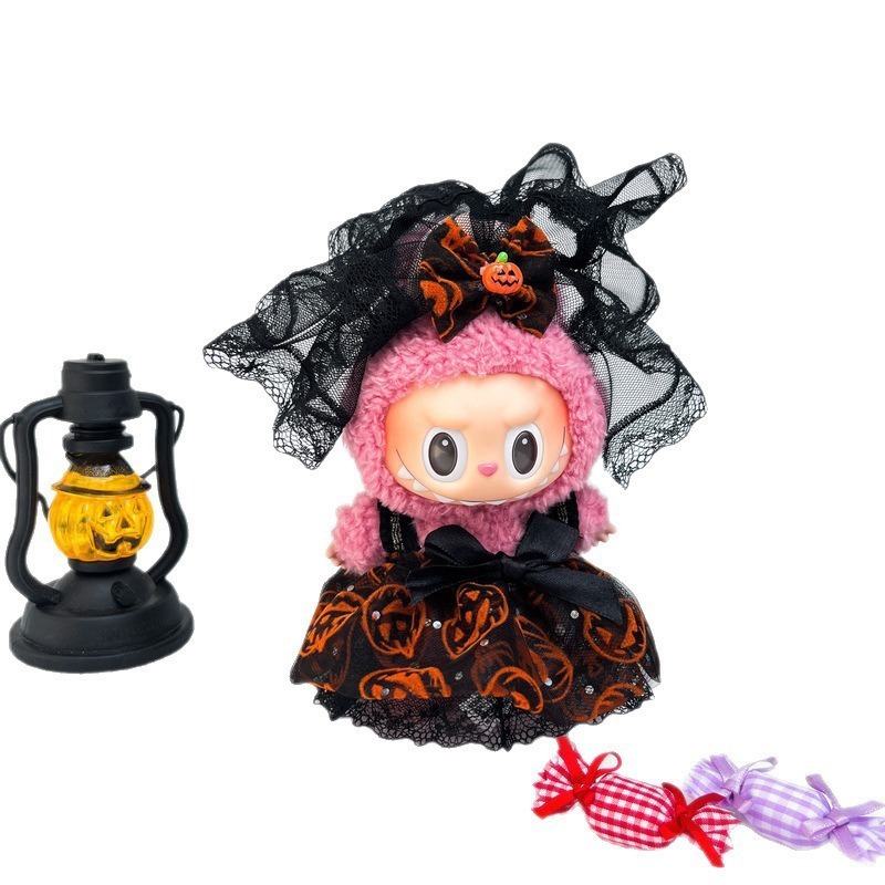 国境を越えた新製品第一世代、第二世代、第三世代ビニール人形ラブブハロウィンベールパンプキンスカートスーツ交換|undefined