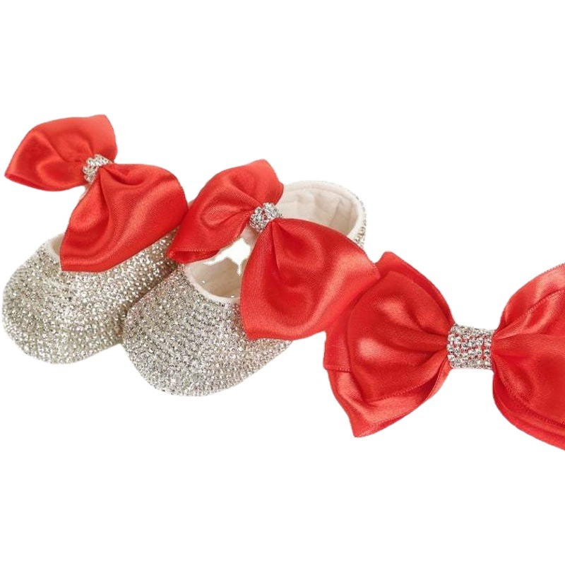 Обувь принцессы со стразами Детская обувь Обувь для малышей Оптовая Детская фотография