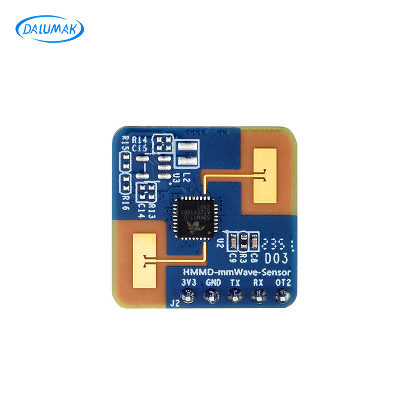 毫米波雷达感应模块 单片机串口通信 人体微动感应开关传感器模块