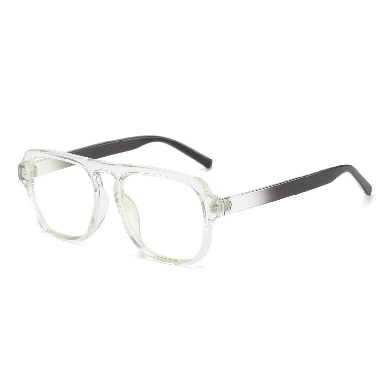 Nuevo estilo coreano Magilla personalidad literatura y arte espejo de luz plana gran cara adelgazante anteojos antiluz azul retrógrado marco de gafas GM para mujeres